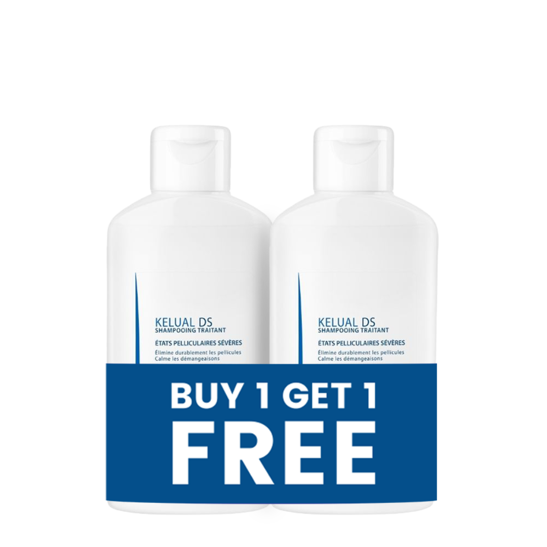 Ducray Buy 1 Get 1 Buy Ducray Kelual DS treatment shampoo 100ml Get Kelual DS treatment shampoo 100ml