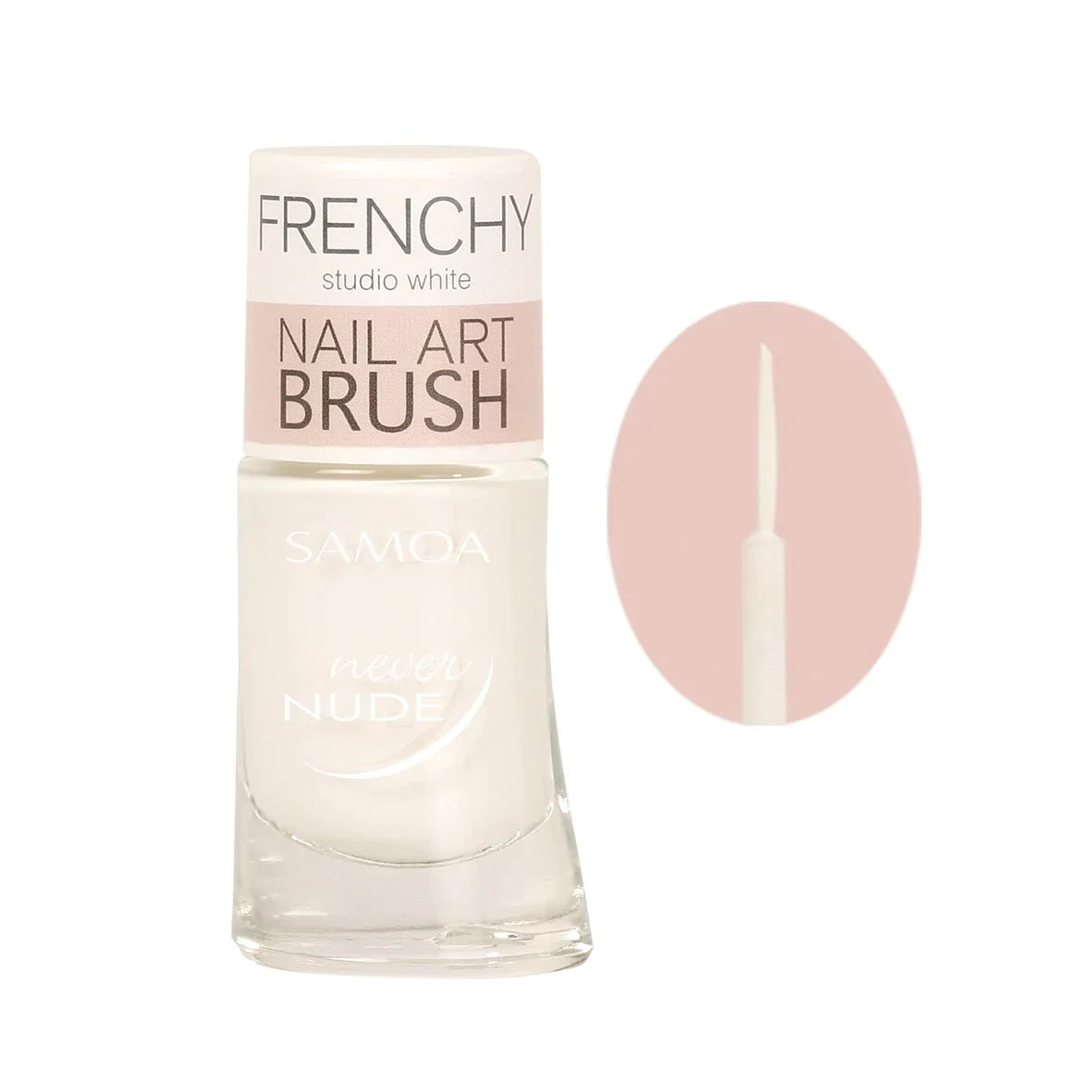 SAMOA Frenchy Studio White - Nail Art Brush Nail Polish