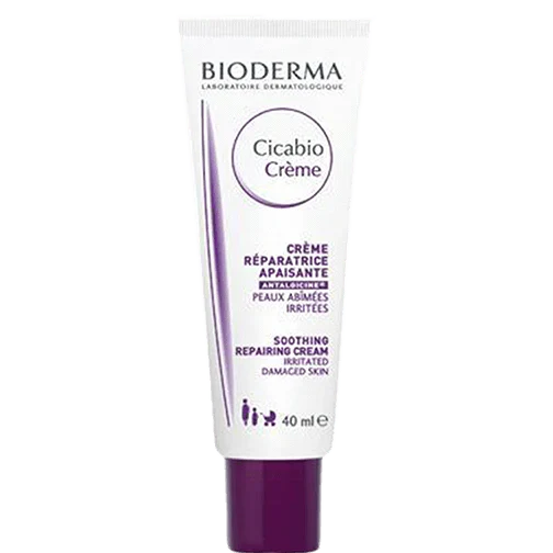 Bioderma CICABIO CREME REPAIRING SOOTHING CREAM - IRRITATED DAMAGED SKIN BABY CHILDREN ADULT 40ML