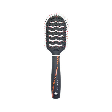 The Body Set Hair Brush with Rubber Coating 3110