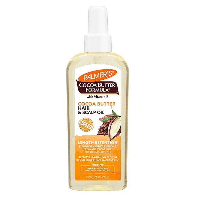 PALMER'S COCOA BUTTER FORMULA+BIOTIN LENGTH RETENTION HAIR & SCALP OIL