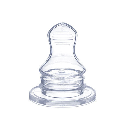 OPTIMAL Narrow Neck Orthodontic Silicone Nipple 0+(2Pcs)