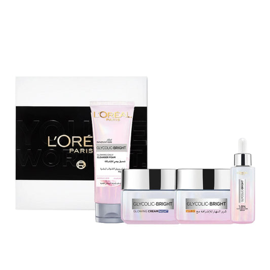 Loreal Glycolic Facial set + Free Box