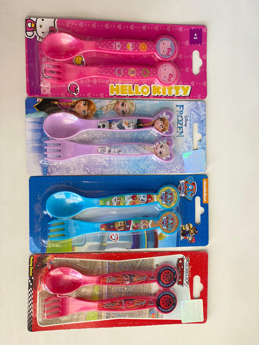 Disney Fork And Spoon Set