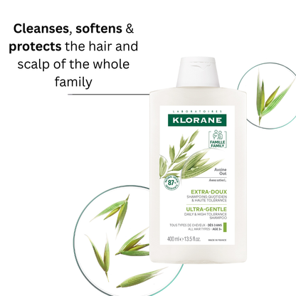 KLORANE Ultra-Gentle Shampoo with Oat Milk Buy 2 Get 1 FREE