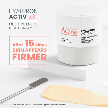 Avene Hyaluron B3 Multi Intensive Night Cream 50ML + FREE Avene Hyaluron B3 Serum 10ML