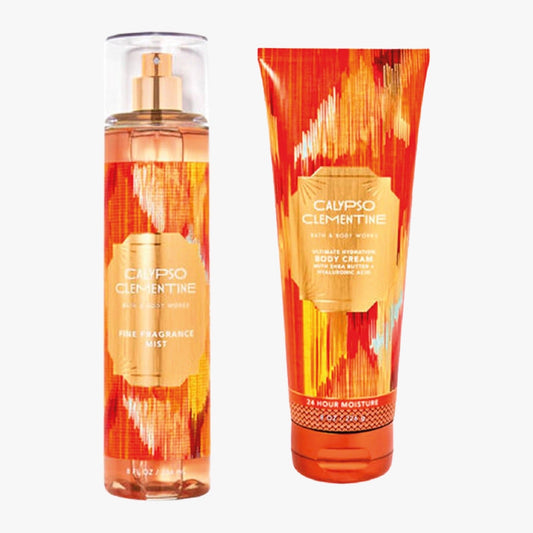 BATH & BODY WORKS CALYPSO CLEMEN TIME BODY LOTION 226g + BODY MIST 236ml