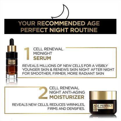 LOREAL L’ORÉAL PARIS MIDNIGHT SERUM AGE PERFECT CELL RENEWAL 30ML