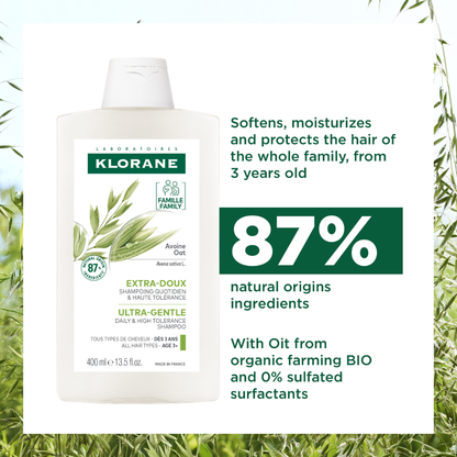 KLORANE Ultra-Gentle Shampoo with Oat Milk Buy 2 Get 1 FREE