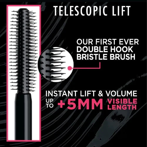 LOREAL TELESCOPIC LIFT WASHABLE MASCARA 36HR