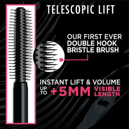 LOREAL TELESCOPIC LIFT WASHABLE MASCARA 36HR