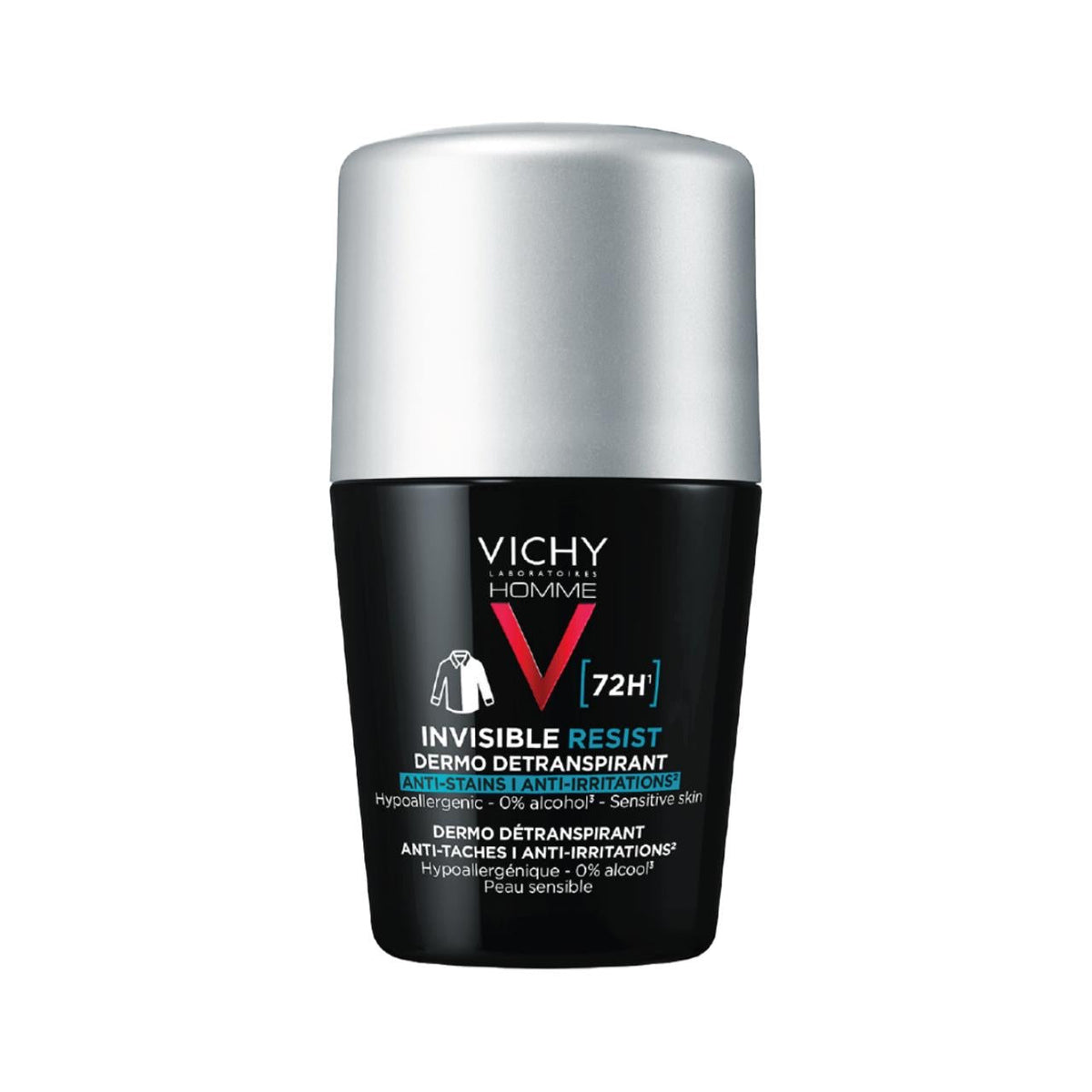 Vichy Deo Roll on Homme Invisible Resist 72H Antistains/ Anti-irritations 50ml