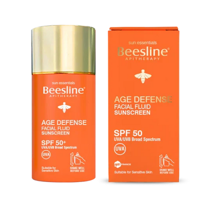 BEESLINE AGE DEFENSE FACIAL FLUID SUNSCREEN SPF 50 40ML