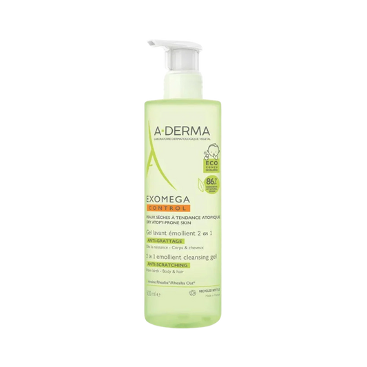 ADERMA EXOMEGA CONTROL GEL 2 IN 1 EMOLLIENT CLEANSING GEL 500ML