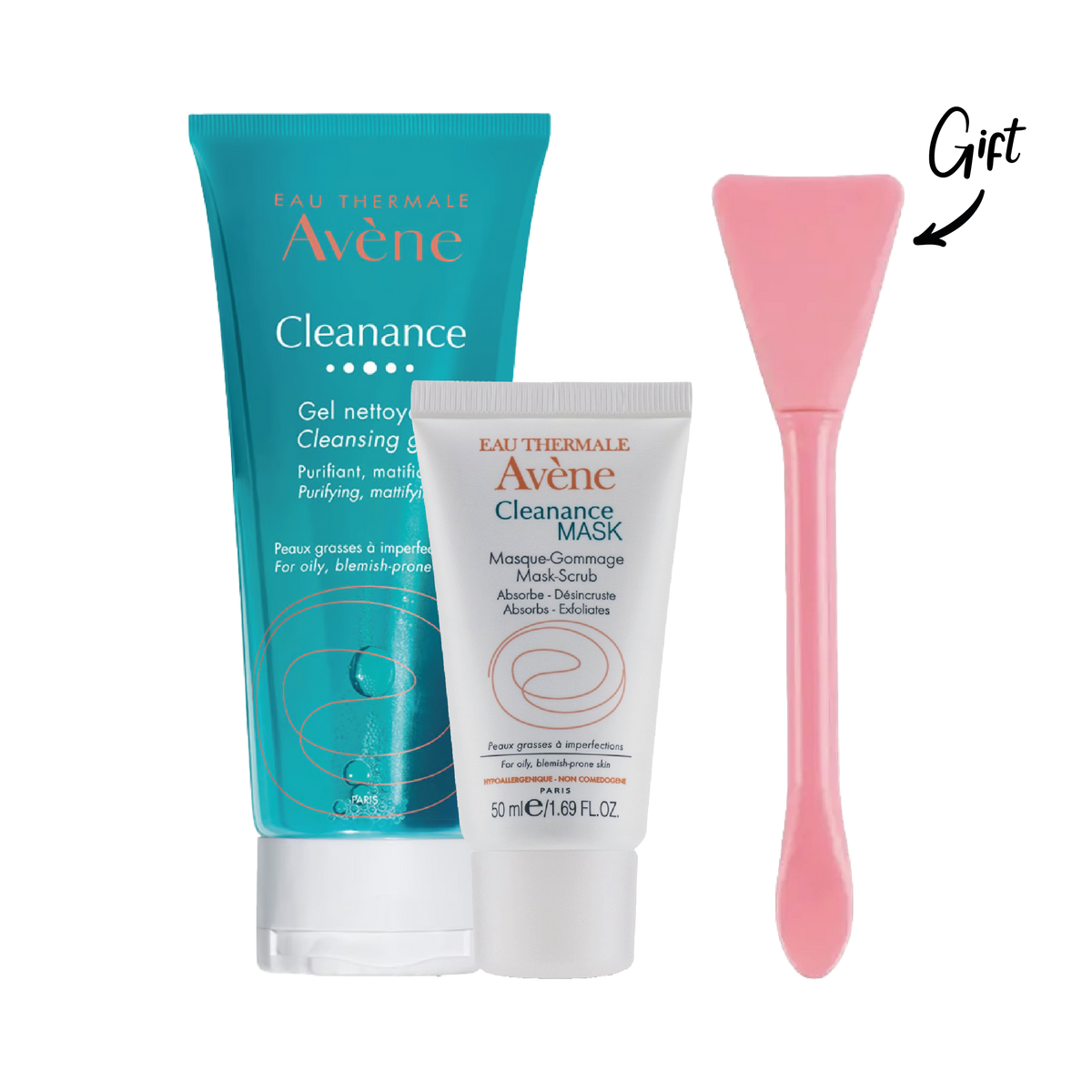 AVENE CLEANACE GEL 200ML+ AVENE CLEANANCE MASK 50ML+ FREE GIFT