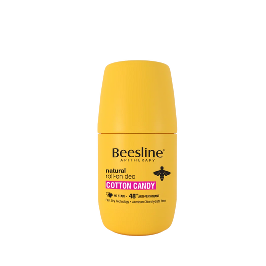 BEESLINE NATURAL ROLL-ON DEO - COTTON CANDY