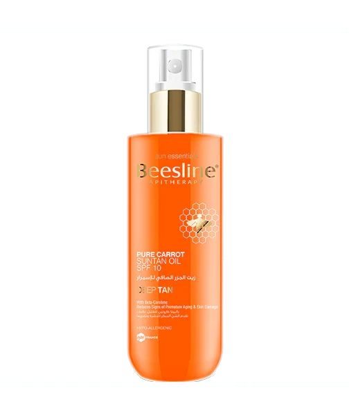 BEESLINE PURE CARROT SUNTAN OIL SPF10 200ML