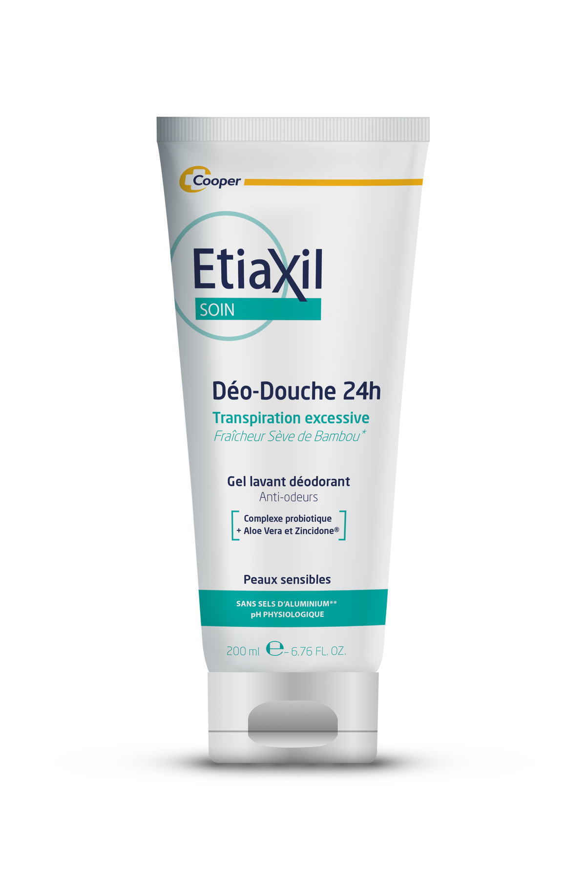 ETIAXIL DEO-SHOWER 24H 200ML TUBE 200ML