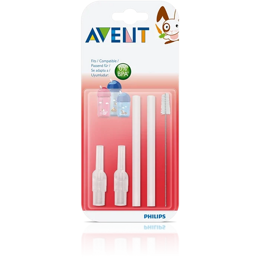 Avent Replacement Straw & Brush Set 12M+