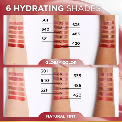 Loreal Hyaluron Tint Lip Stain Serum Long Lasting, Hydrating Lip Makeup Infused with Hyaluronic Acid 5ml