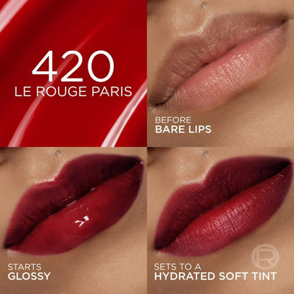 Loreal Hyaluron Tint Lip Stain Serum Long Lasting, Hydrating Lip Makeup Infused with Hyaluronic Acid 5ml