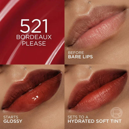 Loreal Hyaluron Tint Lip Stain Serum Long Lasting, Hydrating Lip Makeup Infused with Hyaluronic Acid 5ml