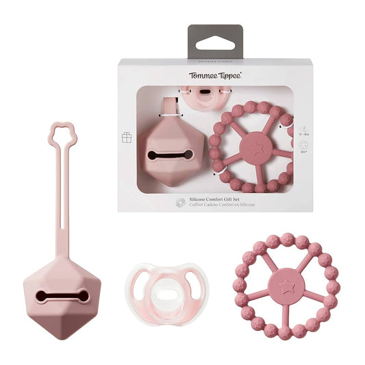 Tommee Tippee Silicone Comfort Gift Set Pink