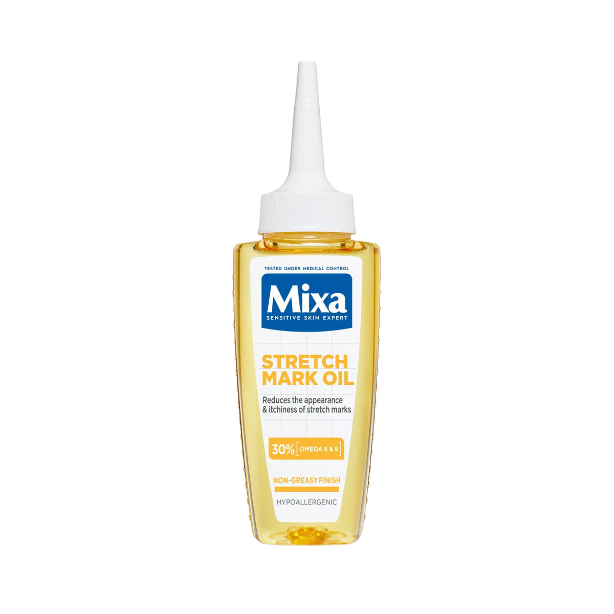Mixa Anti Stretch Mark Oil - For Skin with Stretch Marks - With Omega 6 & 9 100ML