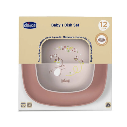 CHICCO Baby Dish Set 12M+