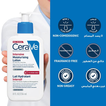 CERAVE INTENSIVE MOISTURISING LOTION FOR VERY DRY SKIN 236ML