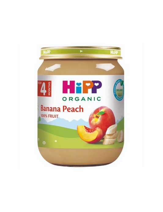Hipp Banana Peach 4M+ 125G