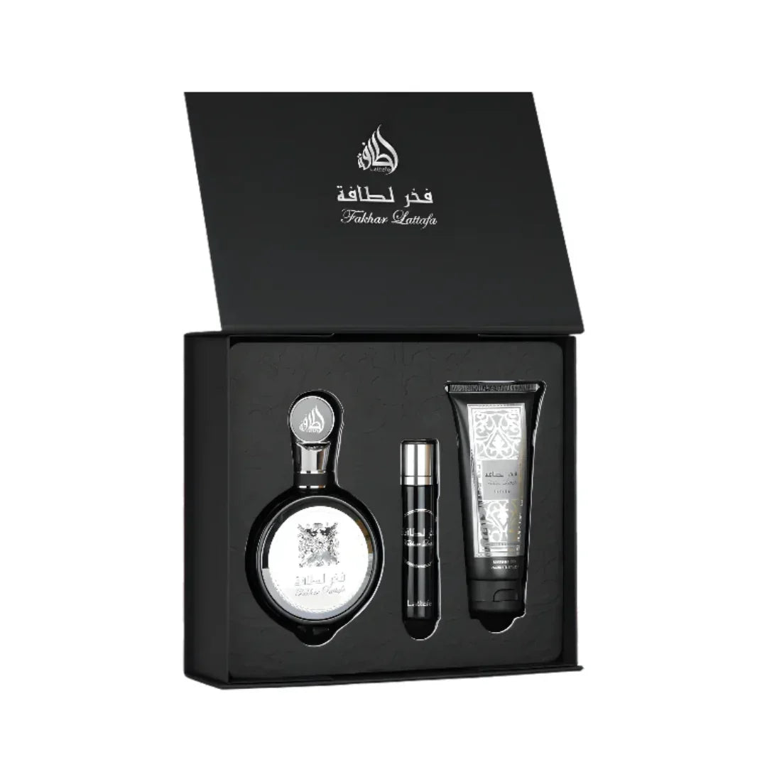 Lattafa Fakhar For Men 3pcs Perfume Gift Set