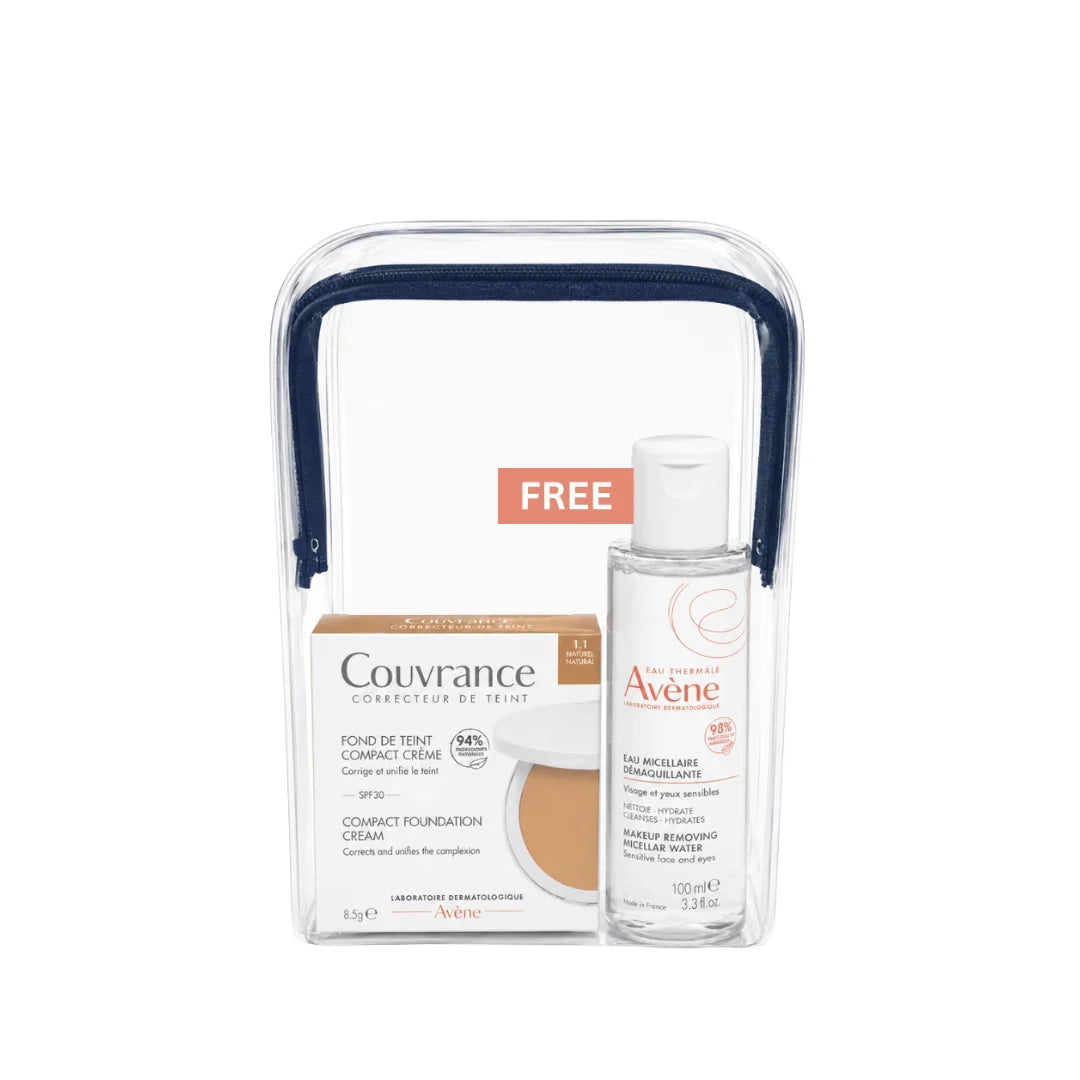 Avene Cream Compact Foundation Get Free Micellar Lotion Bundle