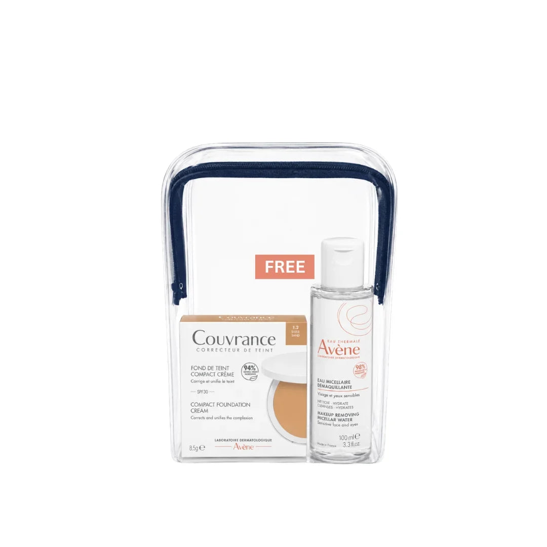 Avene Cream Compact Foundation Get Free Micellar Lotion Bundle