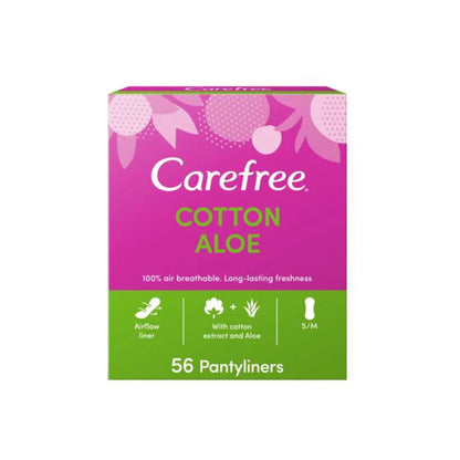 Carefree Normal Aloe Panty Liners