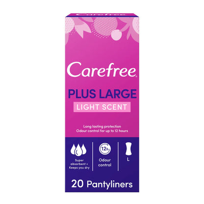 Carefree Plus Large Aloe Panty Liners