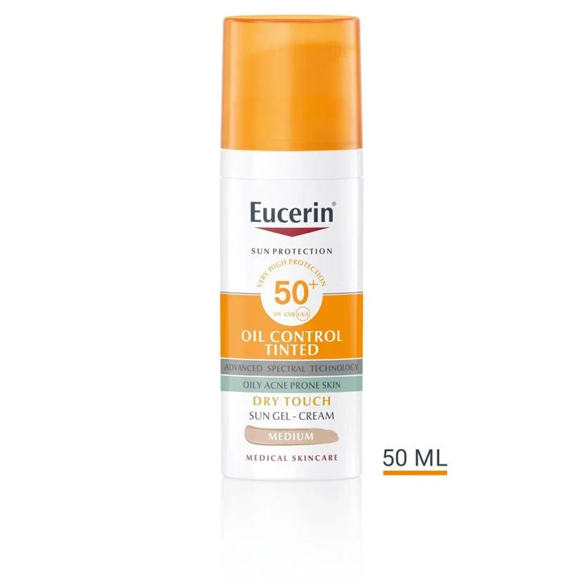 Eucerin SUN FACE OIL CONTROL TINTED MEDIUM SPF 50+