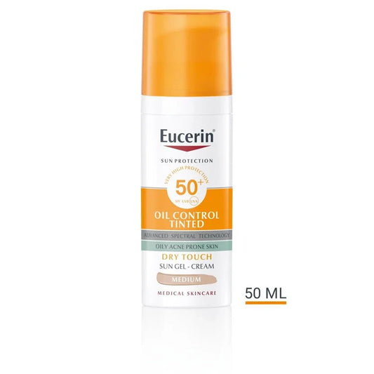 Eucerin SUN FACE OIL CONTROL TINTED MEDIUM SPF 50+