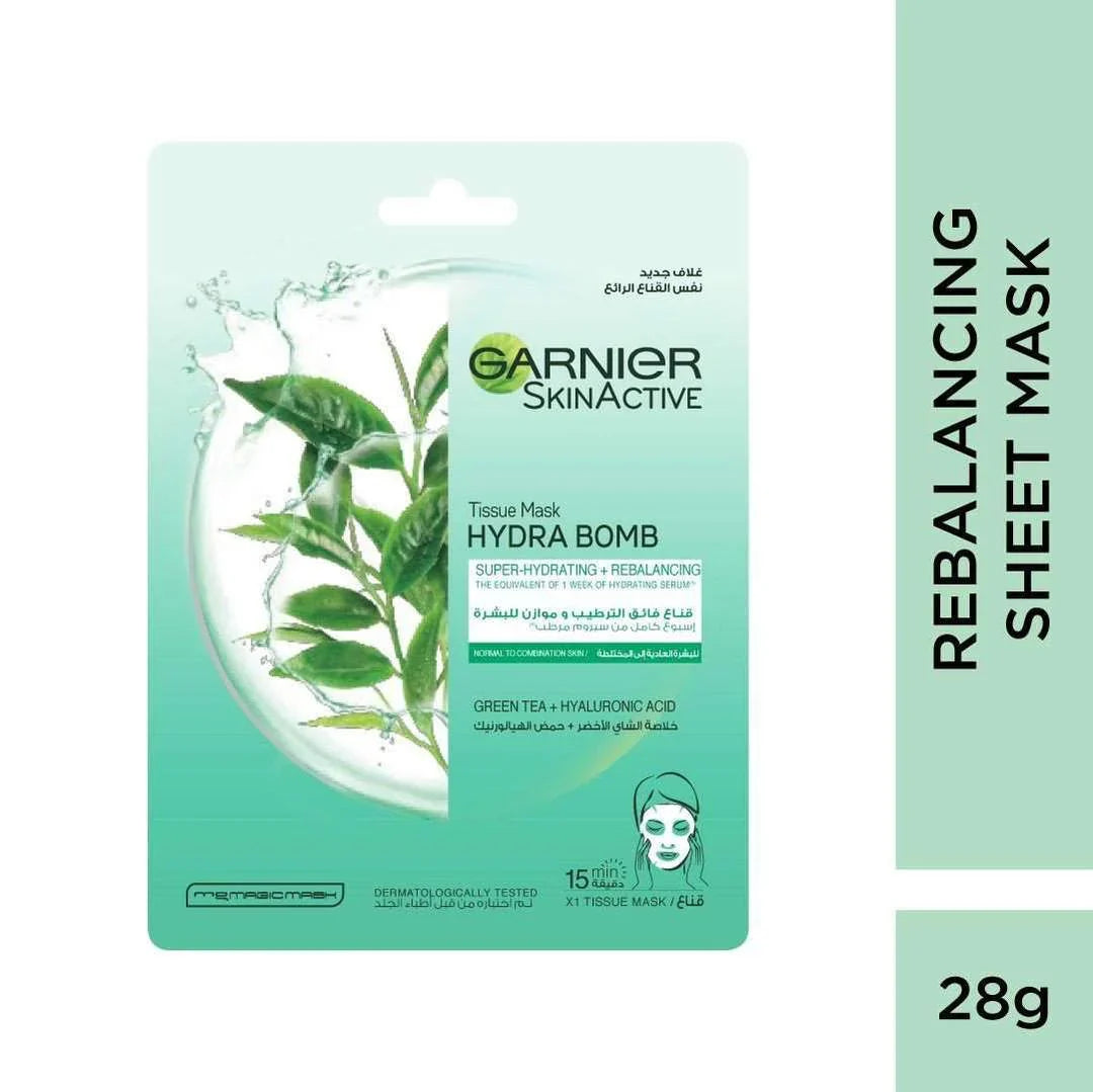 Garnier TISSUE MASK HYDRA BOMB SUPER-HYDRATING REBALANCING MASK