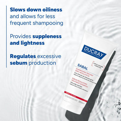 DUCRAY Sabal Sebum-Regulating Treatment Shampoo For Oily Hair 200ML