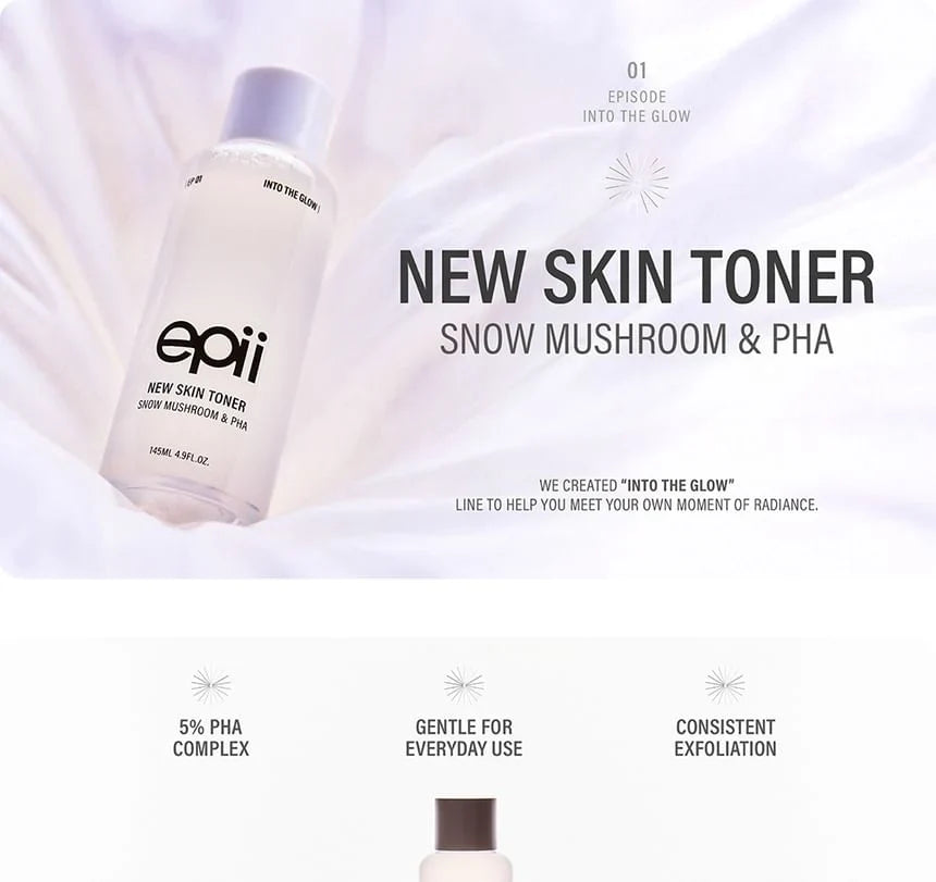 EPI NEW SKIN TONER SNOW MUSHROOM & PHA