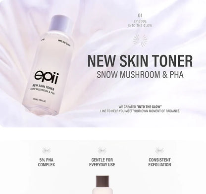 EPI NEW SKIN TONER SNOW MUSHROOM & PHA
