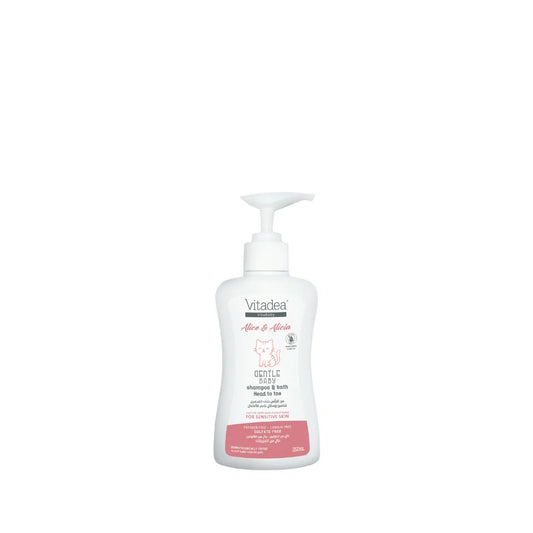 Vitadea Head To Toe Baby Shampoo & Shower Gel Alice & Alicia Edition 250ml