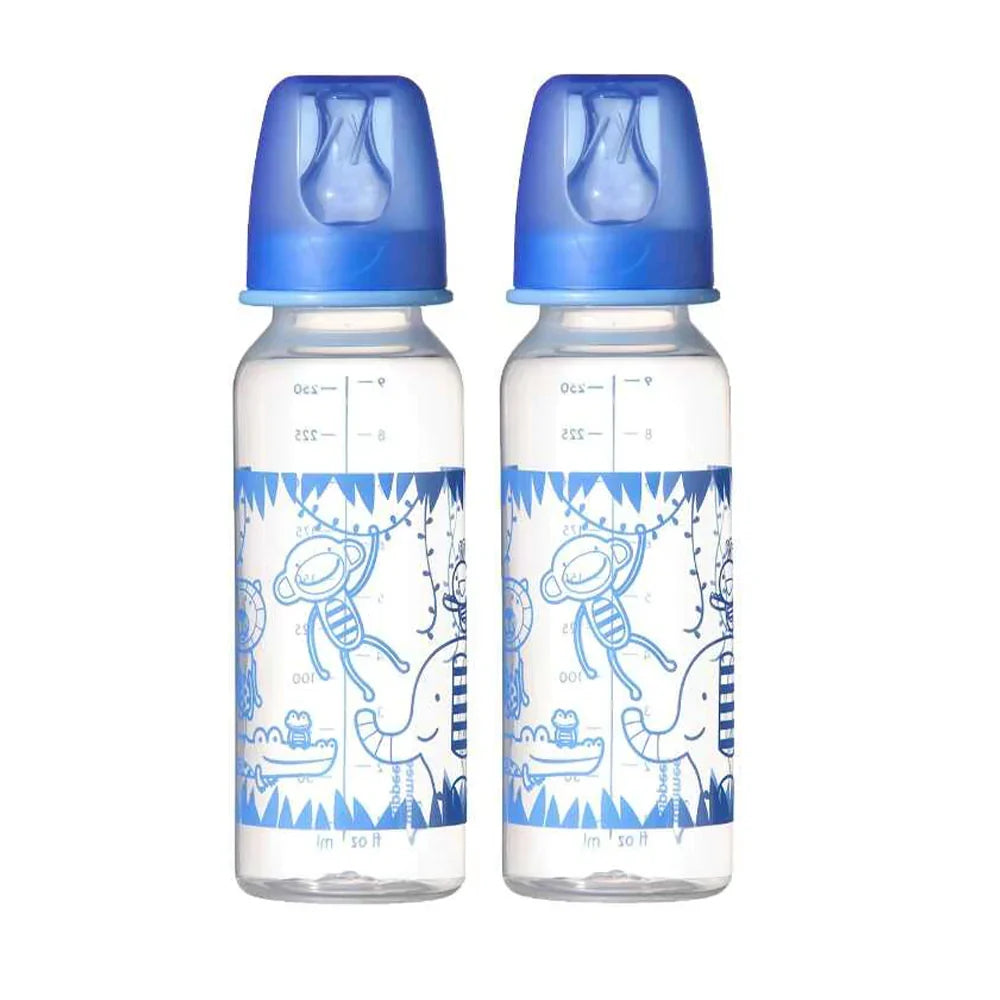 Tommee Tippee 2 Essentials Decorated Bottles 250ml 3M+