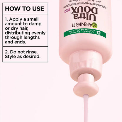 Garnier Ultra Doux Grape Moisture 2 in 1 Styling Cream, Volumizing Hydration for Dehydrated Hair With Hydrating Grape Water + Antioxidant Grapeseed Oil 200ML