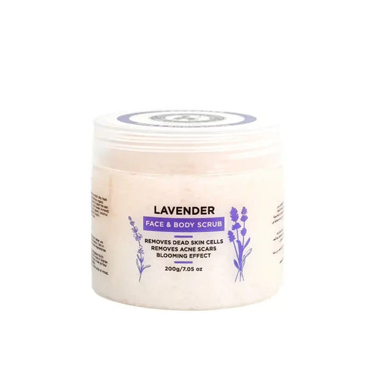 Khan Al Saboun Face & Body Scrub Lavender Body 200G