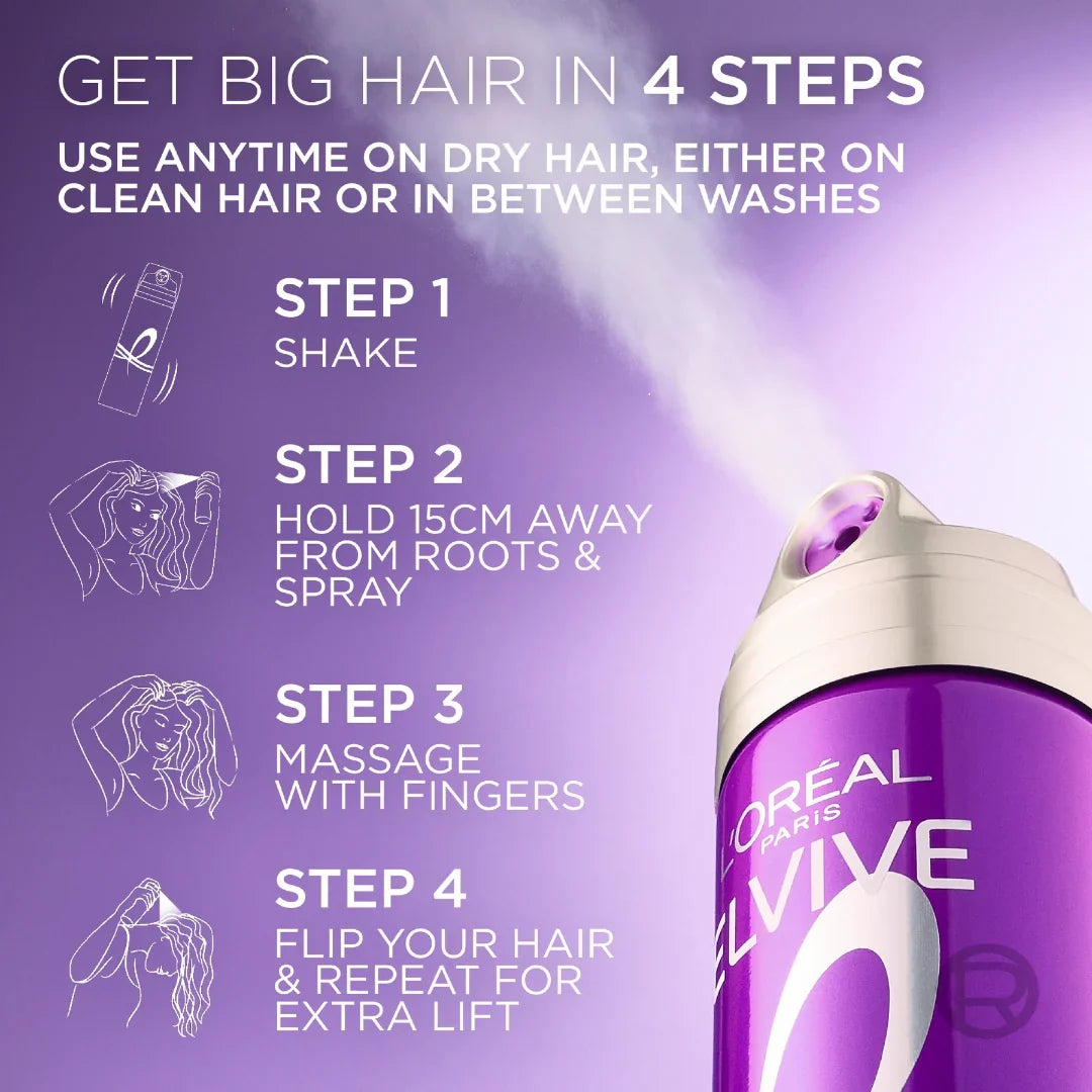 Loreal Elvive Collagen Peptides Lifter For Thin Flat Hair Big Hair Day Refreshing Volume Spray 200ML
