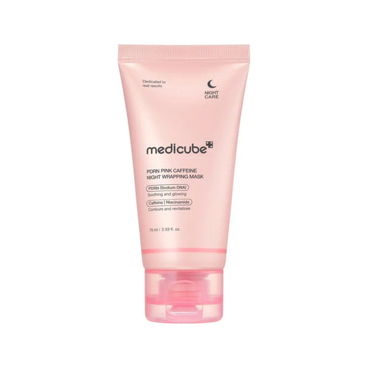 Medicube PDRN PINK CAFFEINE NIGHT WRAPPING MASK 75ML