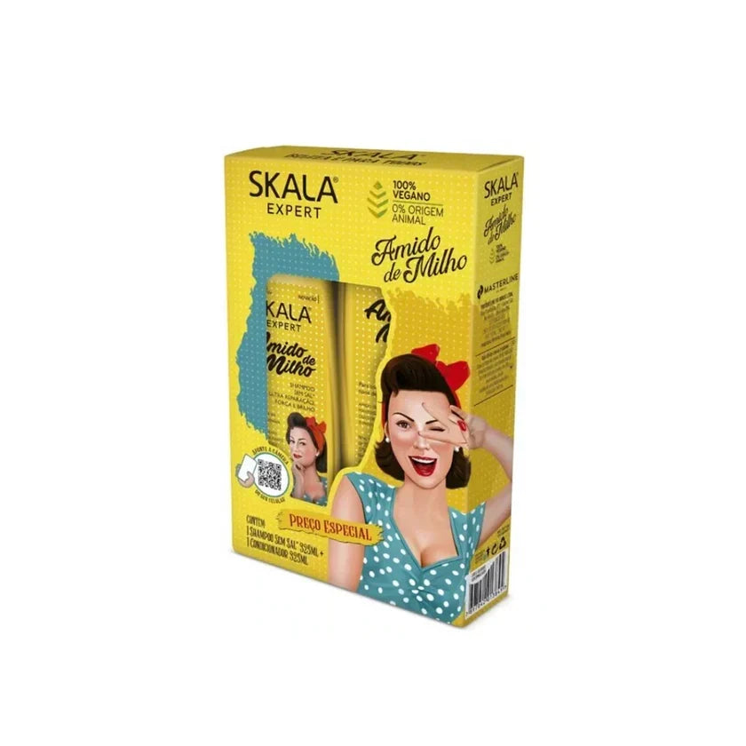 Skala Expert Amido de Milho Shampoo & Conditioner KIT