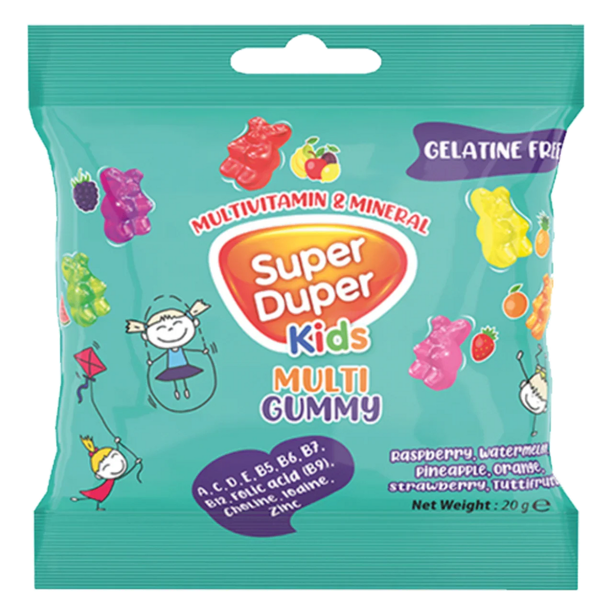 Kids MultiVitamin And Mineral Gummy 20G